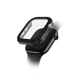 Glass&nbsp;Screen Watch Case With Tempered 46Mm Uniq Voute - Jet Black